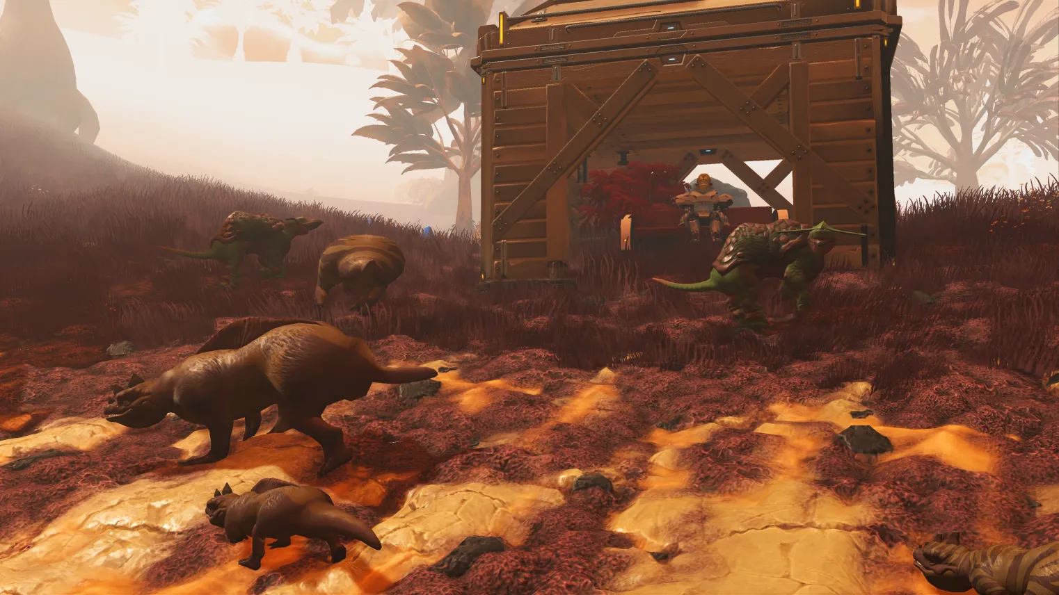 troupeau d'animaux apprivoisés