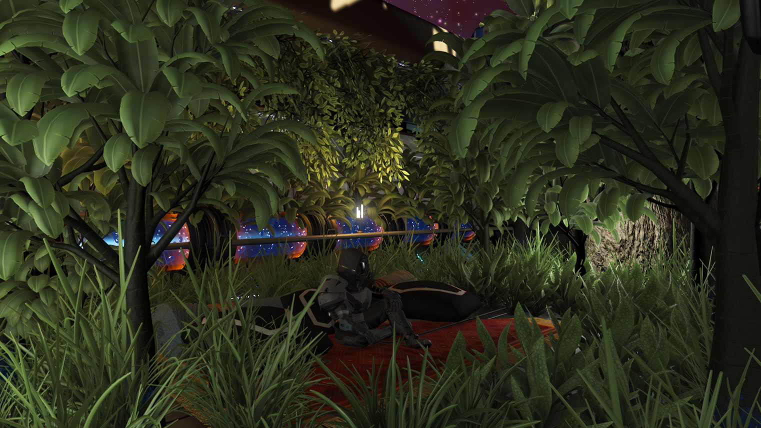 screenshot de sa pièce de cargo préférée avec les nouveaux items