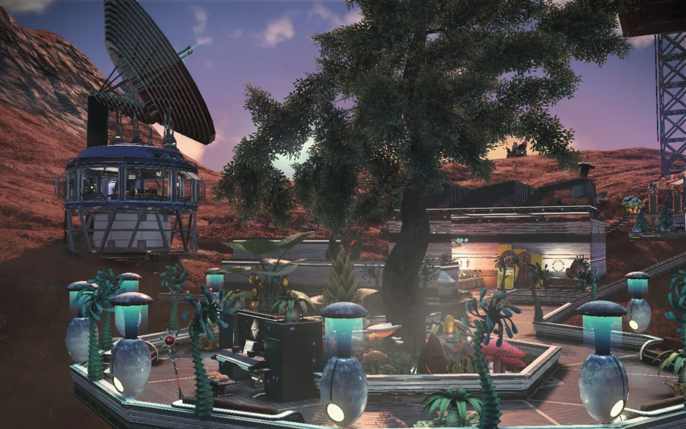 Screenshot d’un point de vue intérieur de votre base